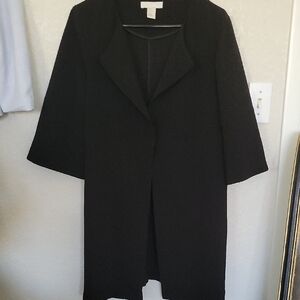 H&M Black Cape Jacket Timeless Design